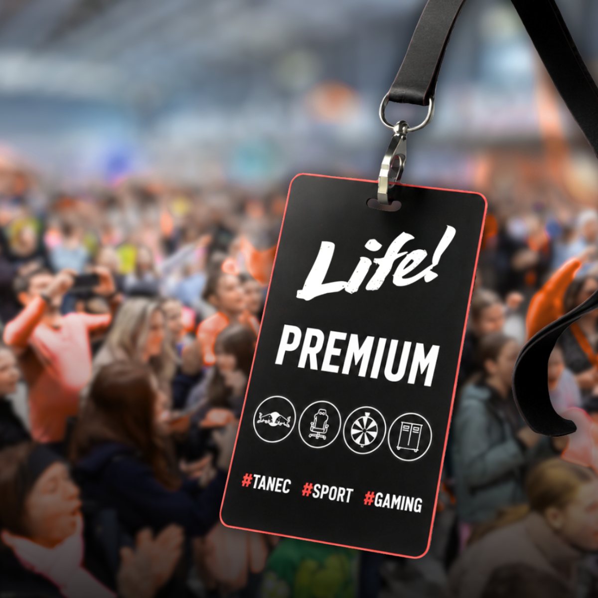 Premium visačka festivalu Life! nad davem návštěvníků